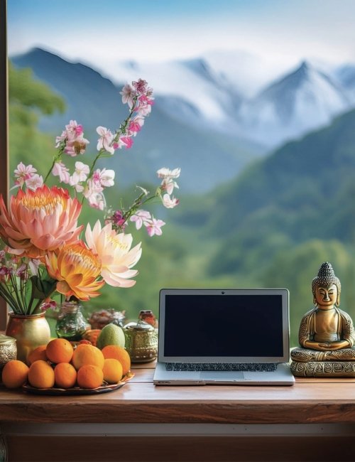 Cursos de meditación online budismo tibetano plataforma digital