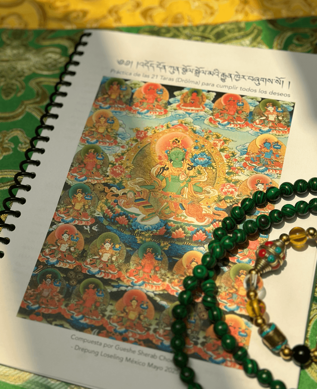 Sadhana de las 21 Taras texto de práctica de budismo tibetano para meditación y estudio