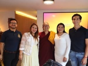 Avances en las instalaciones del proyecto Cocina Comunitaria Metta con integrantes del proyecto en Huexotitla, Puebla.